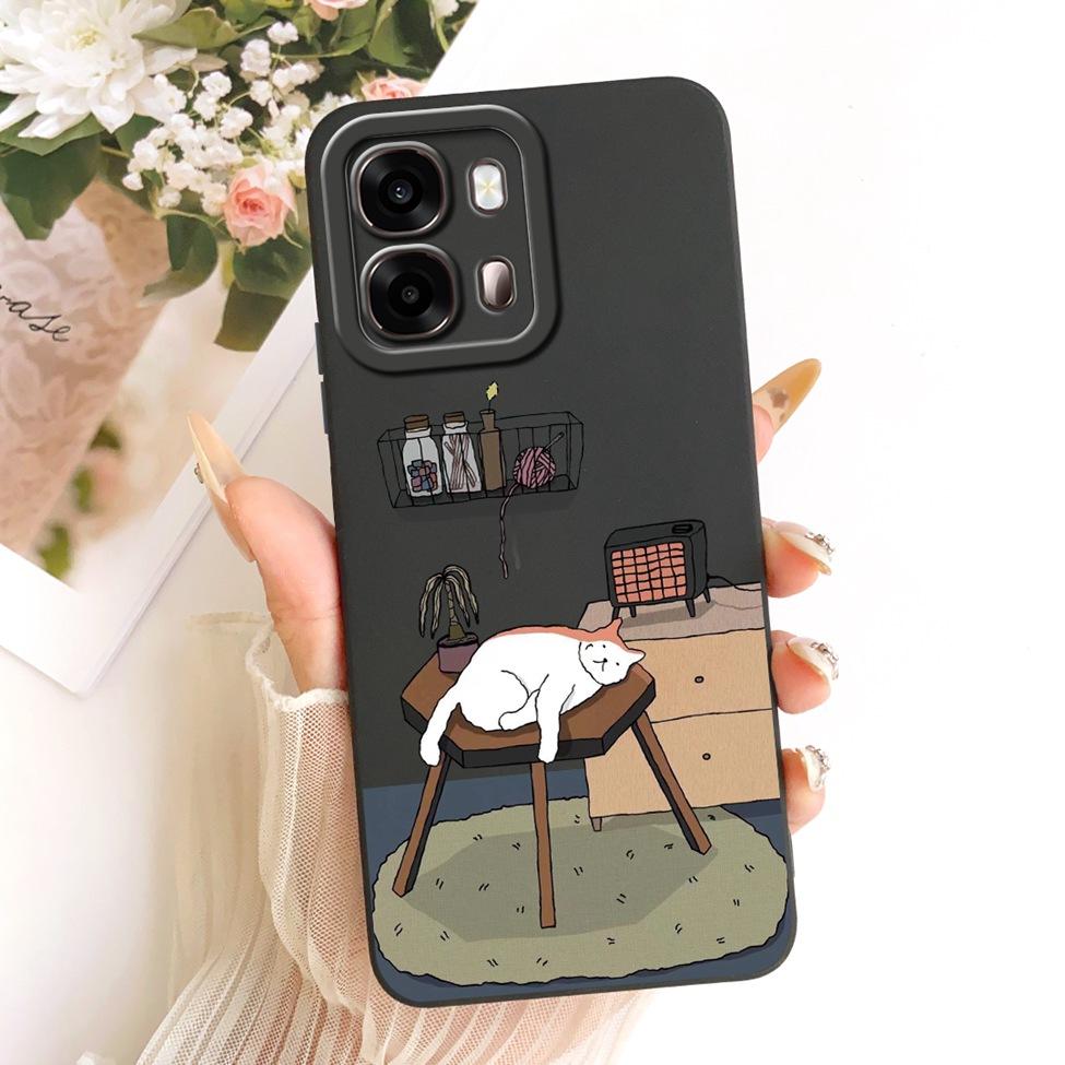 For Oppo A6s 4G CPH2815 Casing For Oppo A6s 5G CPH2789 Case Cover Luxury Fashion Cute Cartoon Funny Painted Silicone Phone Case