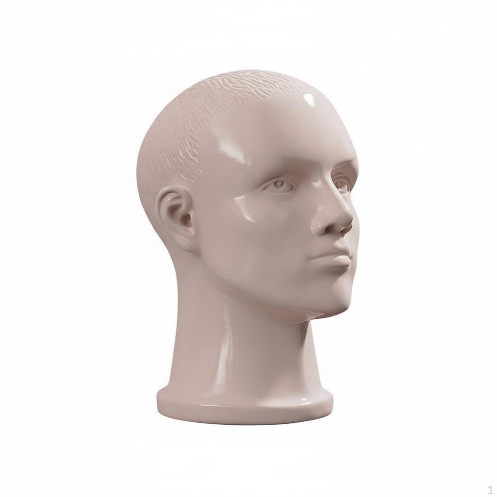 Realistic Mannequin Head With Ear Holes Hairpiece Holder Versatile Hat Display Stand for