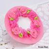 Women Girl Bun Cover Snood Hair Net Hair Nets Latin Ballet Dance Crochet Snoods Accessories With Flower