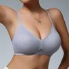 Small Chest Push-up Bra Seamless Thin Shoulder Straps Without Steel Ring Soft Support Upper Support Anti-sagging Adjustable Bra