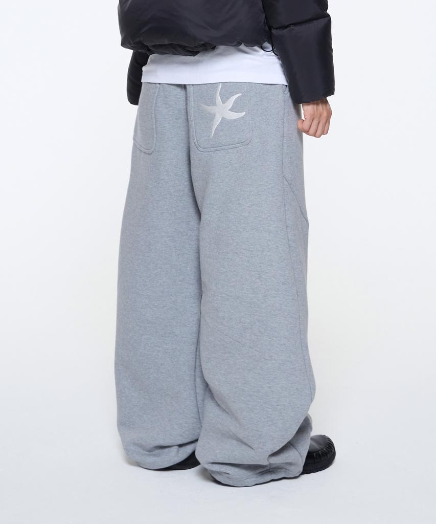 THE COLDEST MOMENT Tcm Starfish Sweat Pants (Grey)