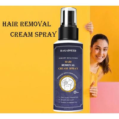 Haarentfernungs-Cremespray für Männer und Frauen | Schmerzloser Körperhaarentferner für Brust, Rücken, Beine, Achseln und Intimhaut | 100 ml