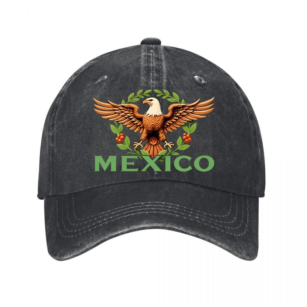 Mexico Eagle Embroidered Vintage Cotton Baseball Cap Washed Baseball Cap