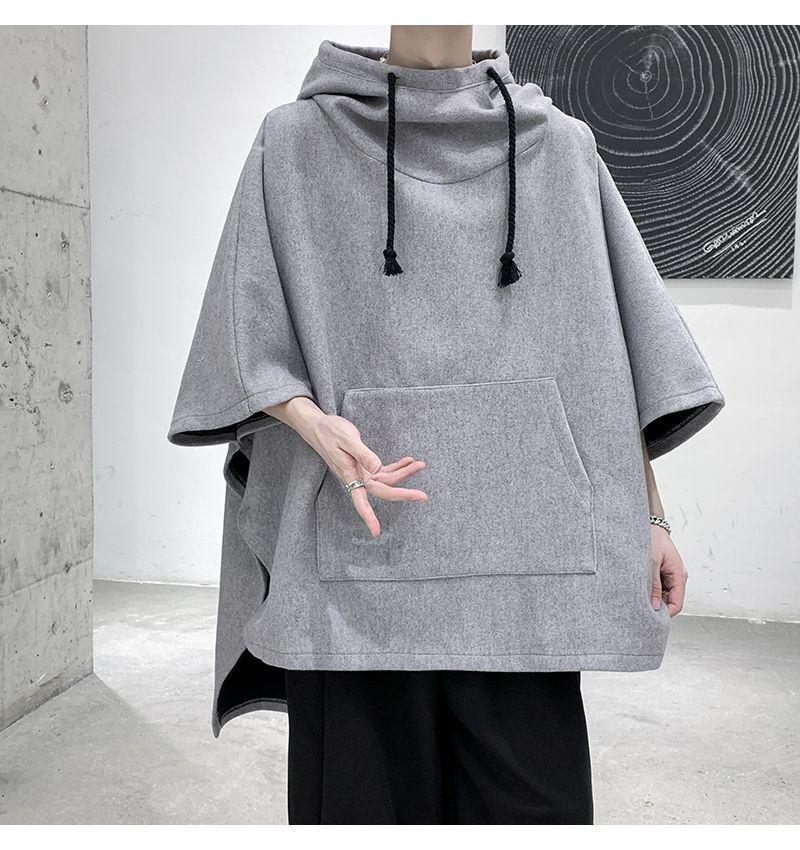 Plus Size Women Batwing Sleeve Hooded Sweatshirts Spring Autumn Loose Casual Tops Oversized Hoodies