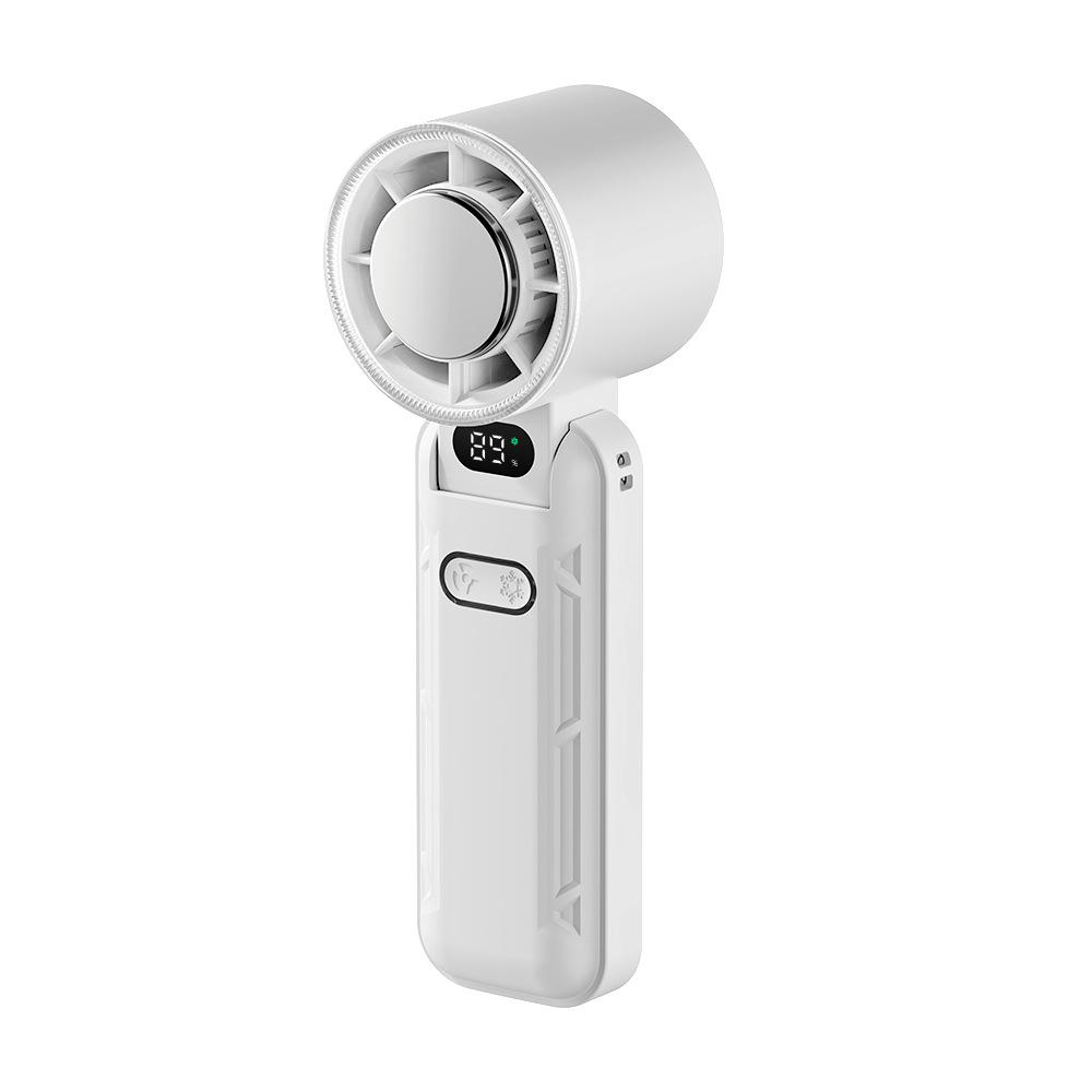 100-Speed USB Portable Mini Cooling Fan - High-Speed Folding Handheld Design 55x54.5x167mm