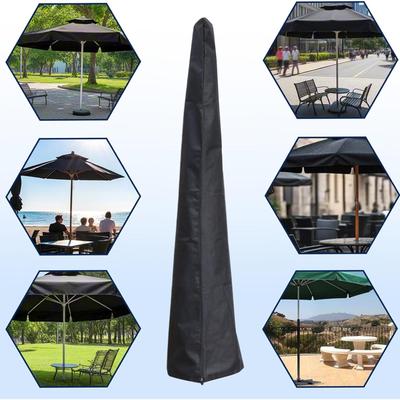 Waterproof Outdoor Umbrella Cover Cantilever Umbrella Replacement Cover Windproof Parasol Protector Replacement Parts For Deck