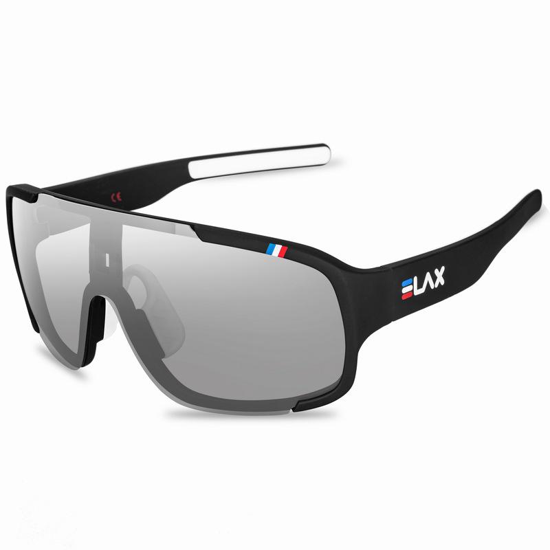 ELAX Photochromic Polarized Cycling Glasses - Large Frame Outdoor Sports Goggles