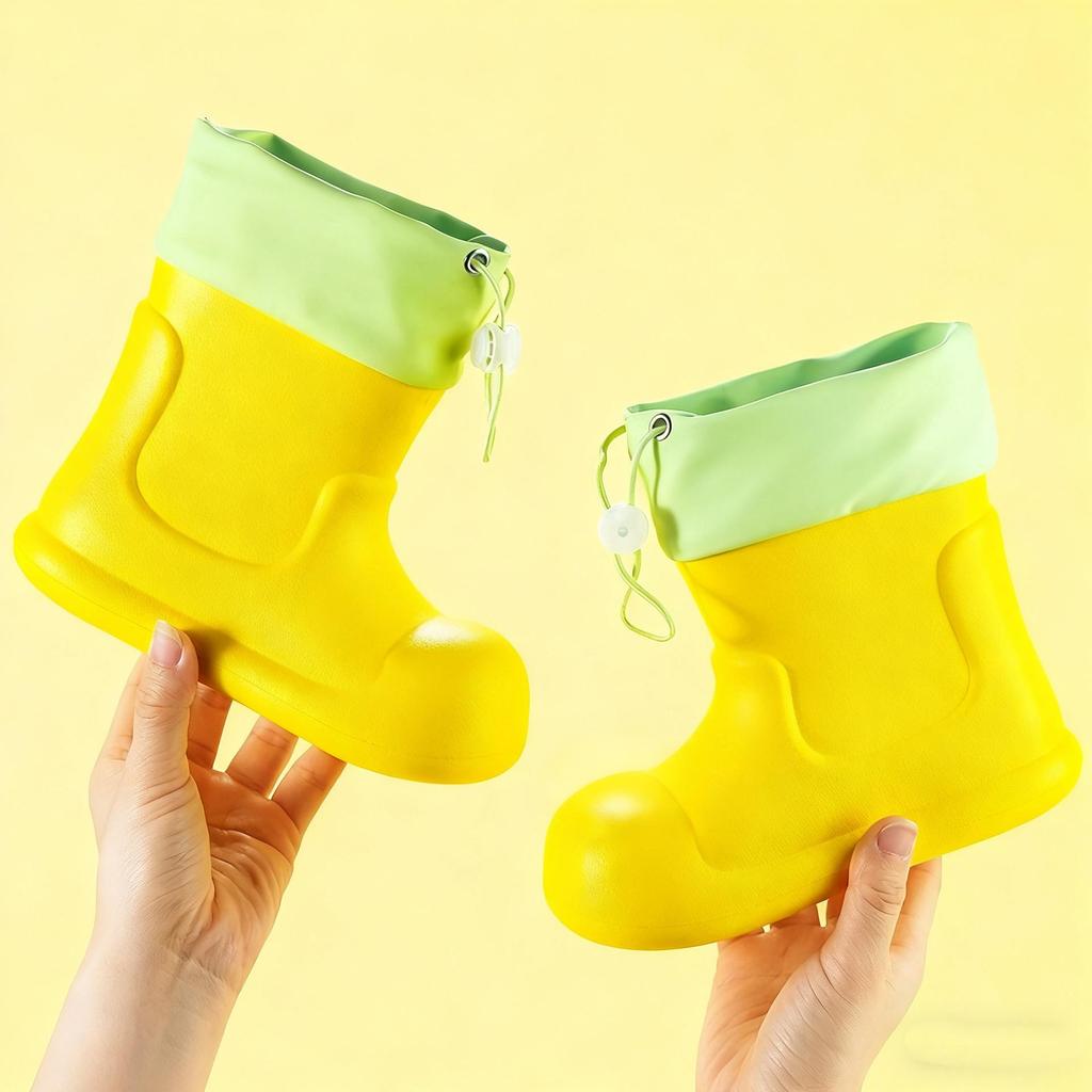 Dopamine EVA Kinder Wasserdichte Rutschfeste Leichte Gummistiefel für den Kindergarten