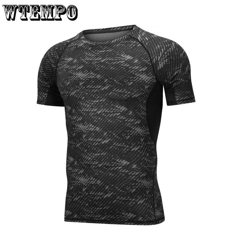 Tights Men's Fitness Clothes Sports Running Suit Basketball Training Quick-drying Clothes Men's High-elastic T-shirt Fitness Clothes