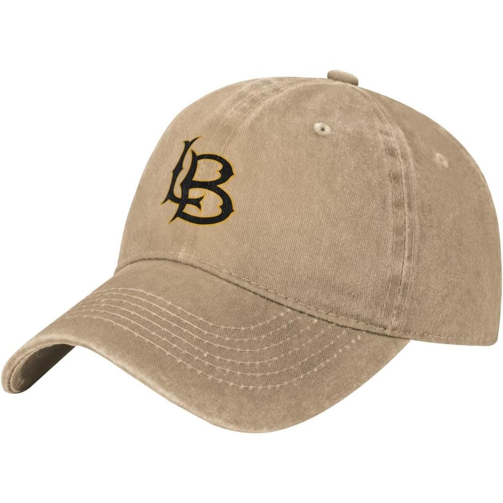 Long Beach State Baseball Cap Washed Cotton Adjustable Distressed Casual Dad Hat Unisex