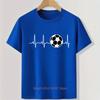 Summer Boys Football Print Children Tshirt Casual Kid Funny Comfortable Colorful Tops Teenager Crew Neck Short Sleeve Tshirts