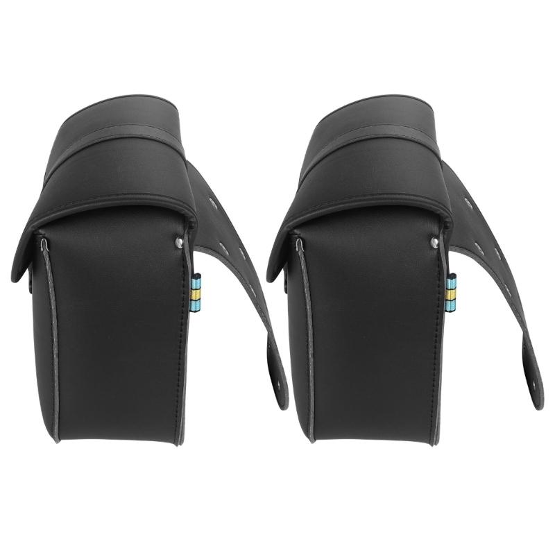 Robuste Motorrad-Seitentasche Kunstleder Ergonomische Befestigung Motorrad-Seitenbeutel für Reisende