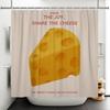Korean Style Bathroom Shower Curtain Simple Bathtub Shower Curtain Polyester Waterproof Bathroom Partition Curtain With Hooks