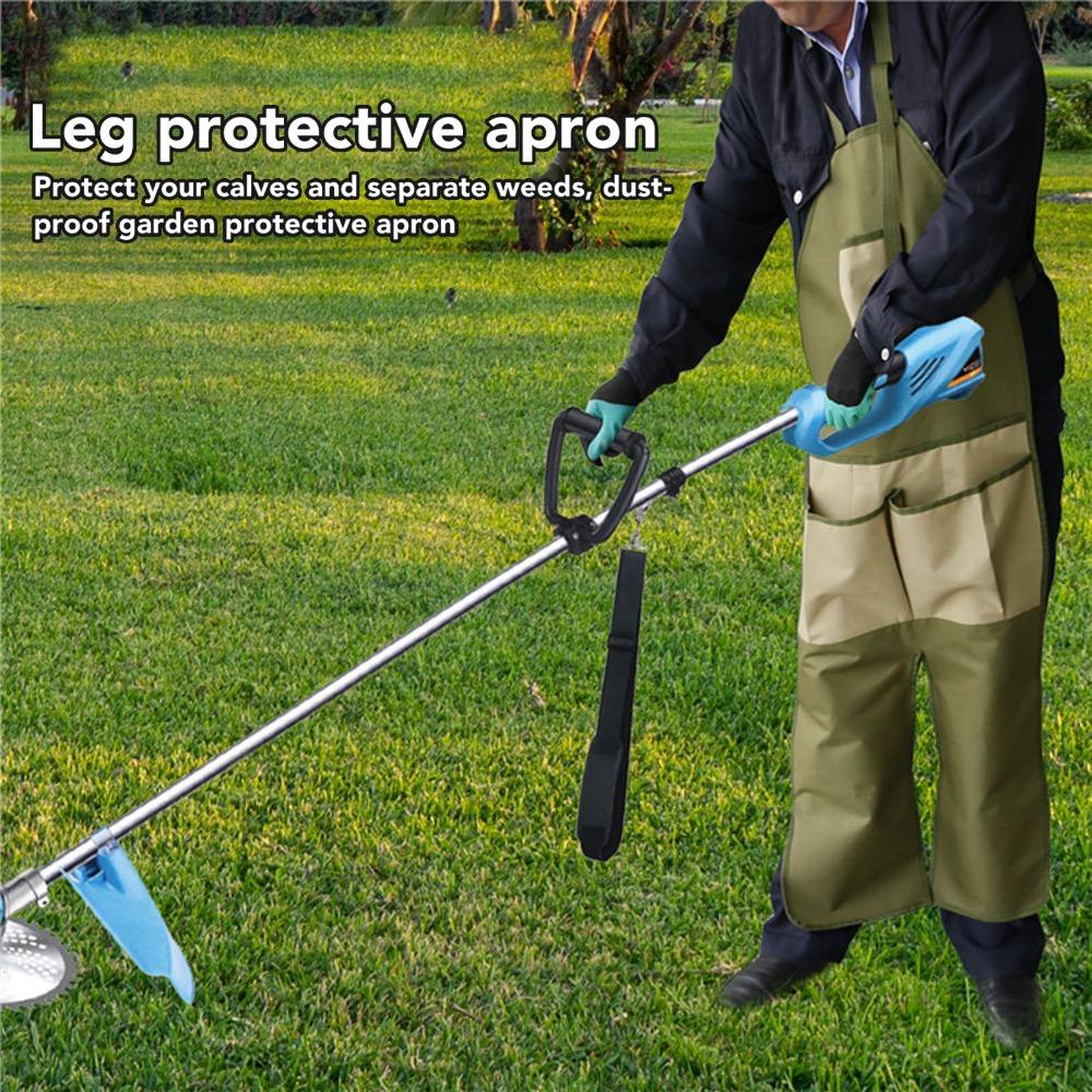 Oxford Cloth Garden Leggings Apron with Large Capacity Pockets Waterproof Leg Protection Garden Apron Easy To Wear