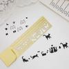 1pc Cute Cat Painting Templates Stencil Metal Hollow Bookmark Ruler DIY Hand Account Diary Painting Drawing Stationery Supplies