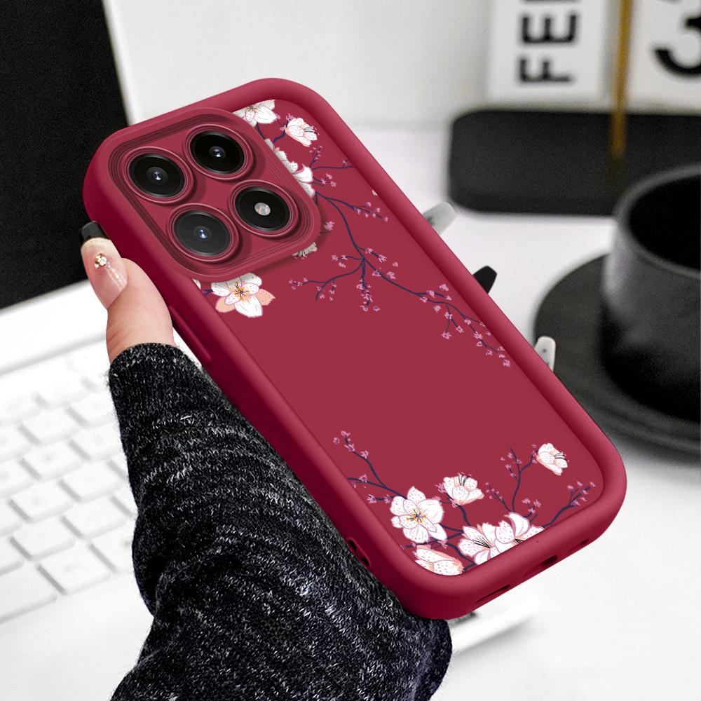 Spring Flowers Phone Case For Xiaomi 15T 14T 13T Pro 17 15 14 13 12 Lite Ultra Pro Max 5G Staircase Soft Cover