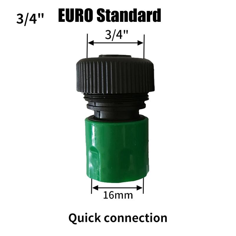

Быстроразъемный ниппель евростандарта 3/4 дюйма с внутренней и наружной резьбой трубный адаптер садовая трубка капельное орошение поливная система подходит 3/4