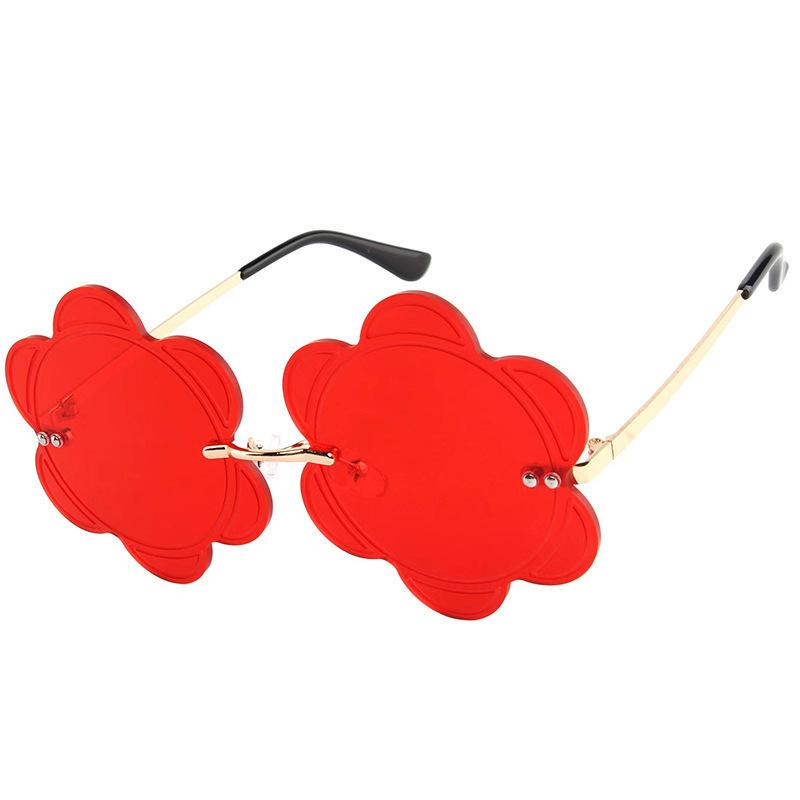 Sunglasses for Women, New European and American Style, Unique Frameless Floral Sunglasses, High-end Street Style, Hip-hop Eyewear
