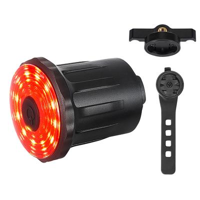 Intelligentes Fahrradrücklicht mit automatischer Ein-/Ausschaltfunktion, wiederaufladbar, ultrahell, wasserdicht (IPX6), mit Bremssensor.