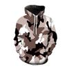 Felpa Mimetica Camo Stampa 3D Uomo Donna Streetwear Felpe Pullover Oversize Felpe con Cappuccio Uomo Top Abbigliamento
