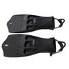 2pcs Scuba Diving Fins with Adjustable Spring Buckles Straps Rubber Jet Snorkeling Flippers for Swim