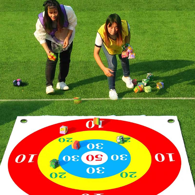 Throwing Sandbag Targets Outdoor Parent-Child Interactive Fun Games Team Building Activities Gatherings Multiplayer Games