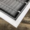 Neues Aluminiumlegierung Lüftungsgitter Weiß mit Gitter Rückluftgitter Quadratisch Giebelentlüftung Decke