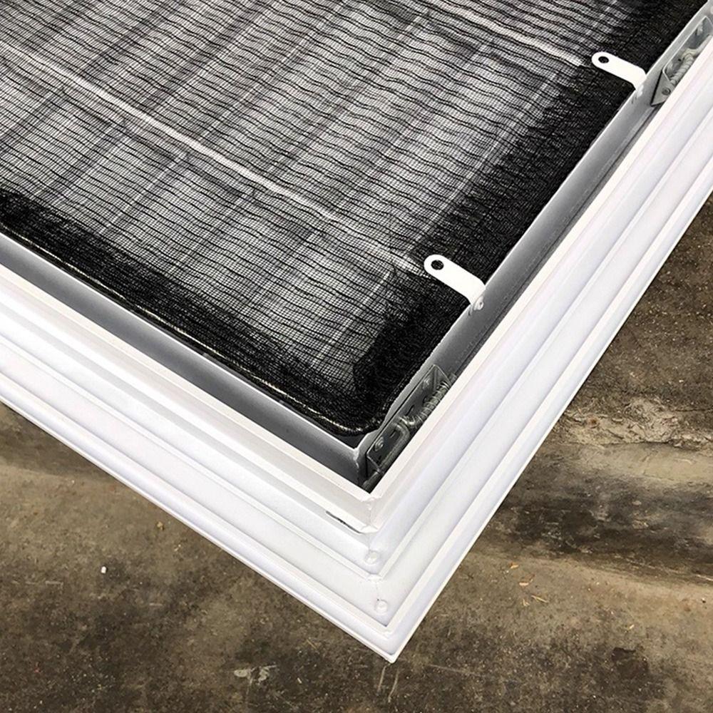 Neues Aluminiumlegierung Lüftungsgitter Weiß mit Gitter Rückluftgitter Quadratisch Giebelentlüftung Decke