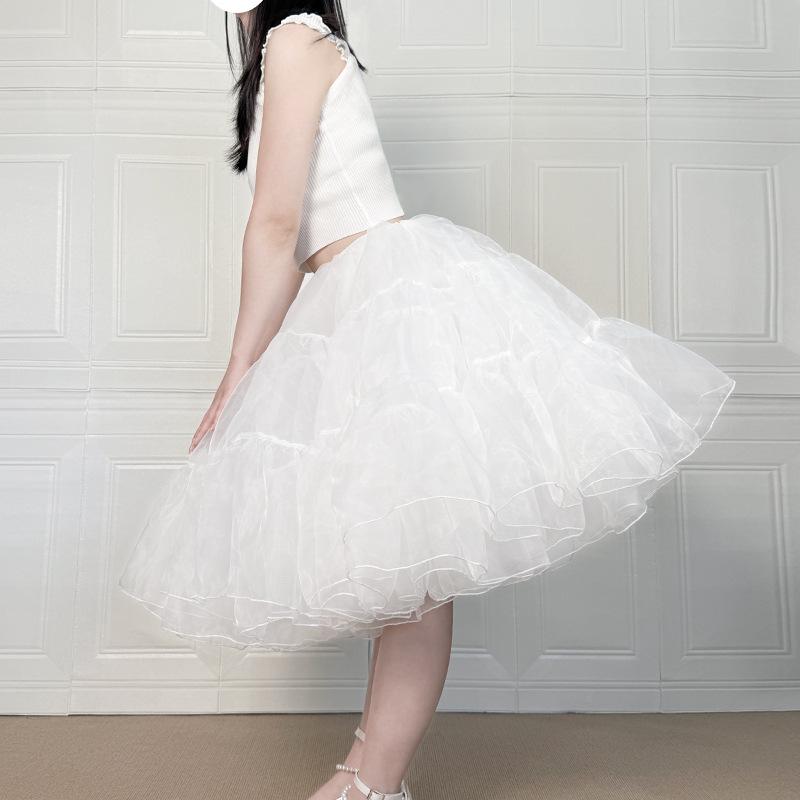 Violent Carmen Lolita Soft Girl Midilanger Petticoat-Rock