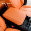 For Haval H9 2nd 2024 2025 Car Styling Interior Armrest Anti-dirty Pad Cover Sticker PU Leather Cover Modificated Accessories