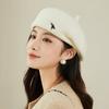 Beret Autumn and Winter Warm and Cold Proof Personalized Painter Hat New Fashion Versatile Hat for Women