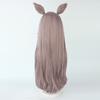 Wonder Acute Cosplay Wig, Ash Pink and White Mix, Perfect for Costumes, Halloween Events, and Photoshoots (Body, Ears, and Tail)