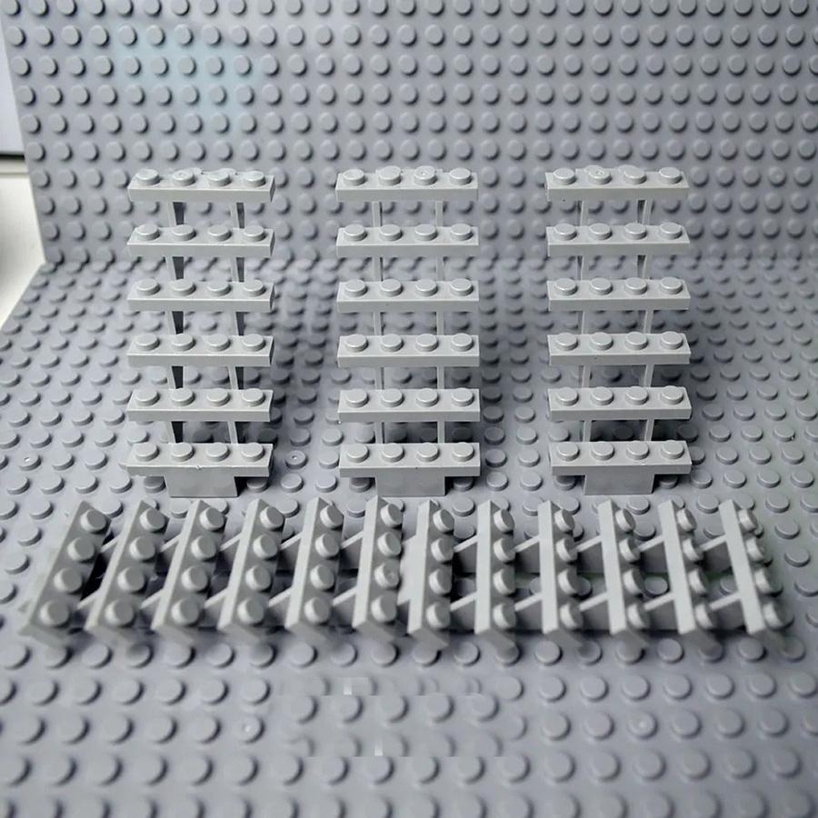 

4 шт. лестница MOC кирпичи 7x4x6 домашняя лестница прямая открытая 30134 ступеньки лестница модульный строительный блок «Мой город» DIY кирпичи игрушка