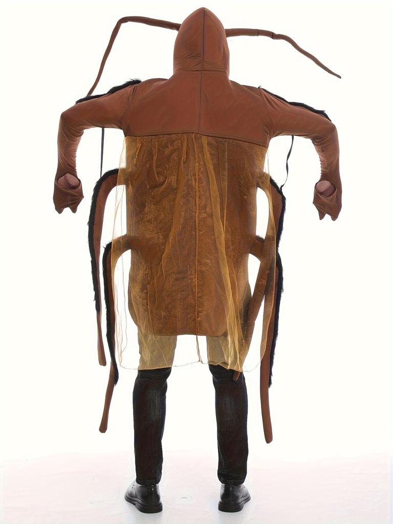 Festa di Carnevale di Halloween costume da cosplay costume da performance di scarafaggio costume da gioco di ruolo sul palco tuta da scarafaggio
