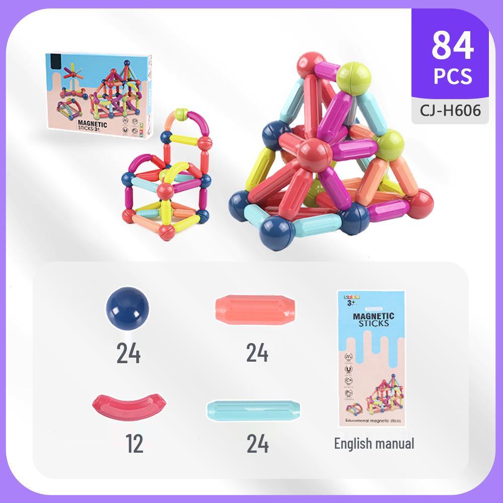 Dynamic Magnetic Building Blocks - Educational & Interlocking Play Set