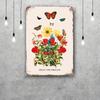 butterfly Decor Vintage Metal Signs Tin Signs Captain Poster Decor for Bar Pub Club Man Cave Wall Decoration