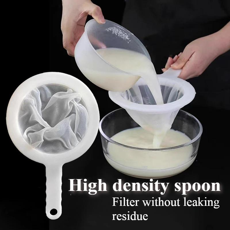 200/400 Mesh Reusable Nylon Ultra Fine Filter Mesh Aquarium Harvest Shrimp Filter Net Food Grade Strainer Spoon  Food Filter