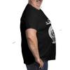 Übergröße S-6XL für 50-135 kg, Sommer, amerikanischer Retro-Totenkopfdruck, Vintage, Harajuku, Hip-Hop, Rundhalsausschnitt, übergroße Oberteile