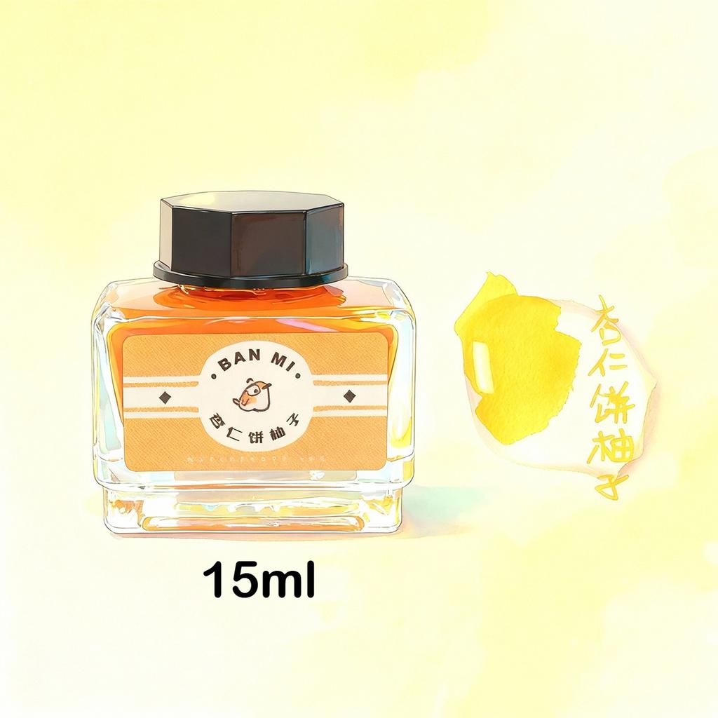 12 Macaron Colors Waterproof Fountain Pen Ink 15ml for Dip Pens Student Art Coloring Stationery Office School Supplies
