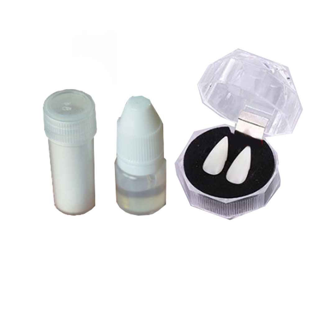 1 pár Halloweenské Cosplay Upíří Tesáky Zuby Maškarní Kostým Zubní Náhrady Rekvizity Upíří Zombie Zuby