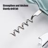 3 in 1 Wine Opener, Portable Beer Cap Lifter And Foil Cutter, Lever Corkscrew with Non Slip Handle, Stainless Steel Worm, Kitchen Bar Tool