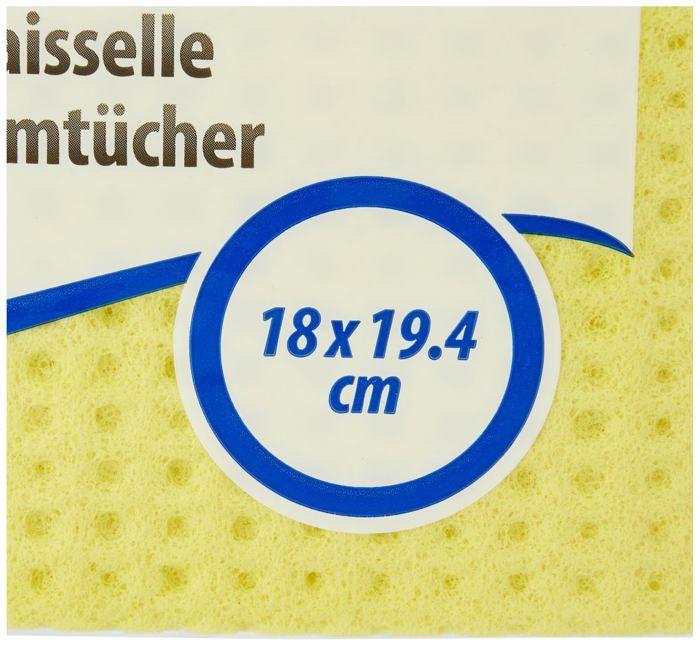 Eponge - carre vaisselle - tampon a recurer - brosse vaisselle Spontex Specialises chiffons eponge (lot de 10)