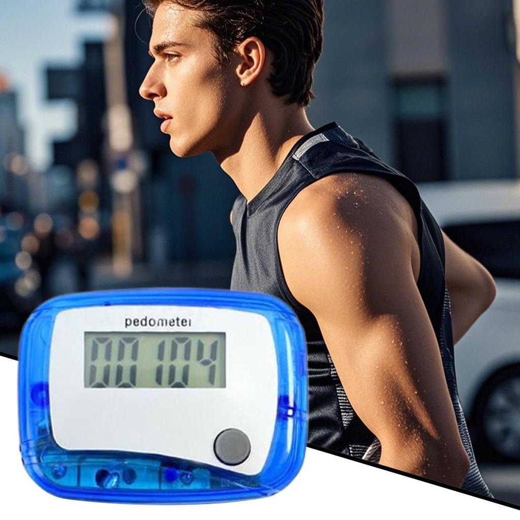 Walking Pedometer Electronic Pedometer Mile Kilometer Calorie Calculation Walking Step Counter Step 0-99999 for Walking Running