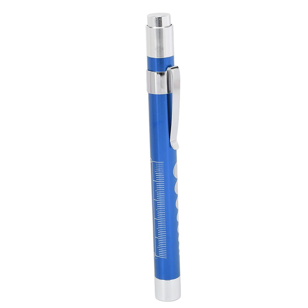 LED Penlight White Lighting Concave Head Aluminum Alloy Medical Pen Light for Throat Blue