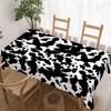 Cow Print Rectangle Table Cloth for Table Decorations Kitchen Dining Waterproof Reusable Tablecloth for Tables Weddings Party