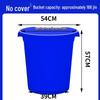 Large Food-Grade Plastic Water Storage Bucket - Extra Capacity & Thickened Design