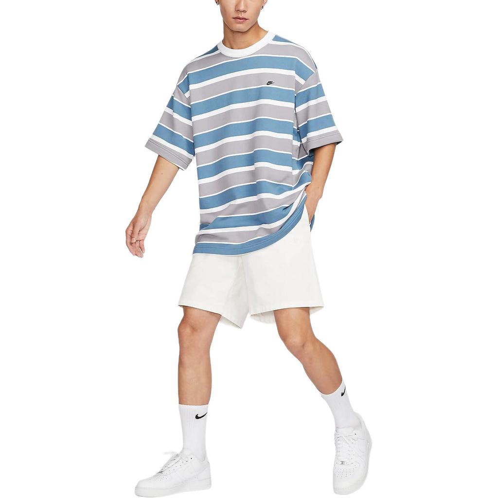 New Nike T Shirt Men's Aegean Storm Blue/White/Black HJ6781-429