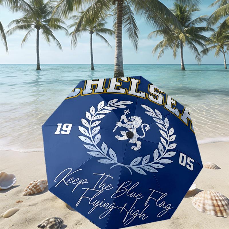 Football United F.C Print Umbrella Automatic Opening/ Closing - Portable Foldable Design - Daily use for Travel/Outdoor - Gift for Birthday