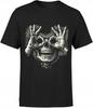 Funny T-shirt Skull Horror Dark Gothic Dark Style Skeleton