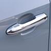For Toyota Highlander 2020-2023 Silver OutSide Door Handle Chrome Cover Trim ABS